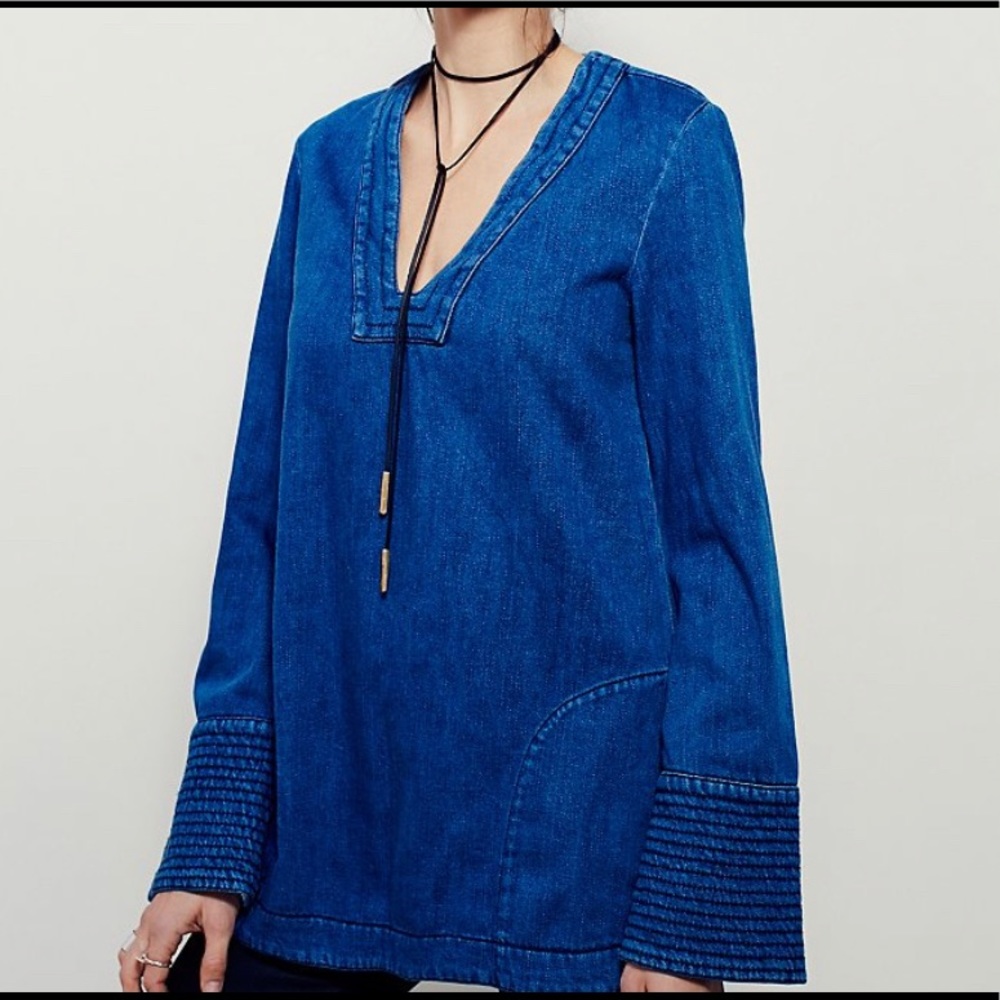 Free People Denim Tunic (SM)